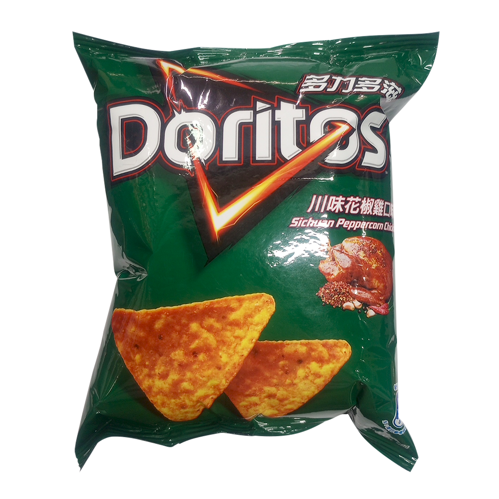 Doritos con sabor a Pollo con Pimienta de Sichuan