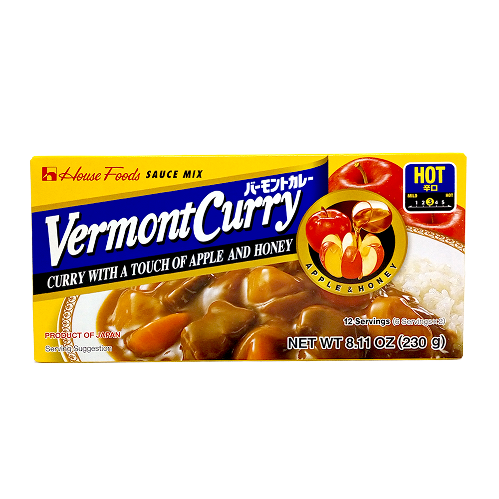 Curry en pasta HSE picante Vermont