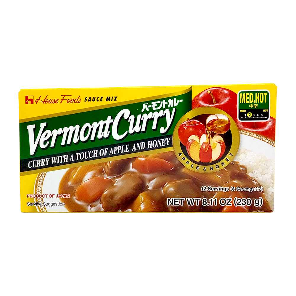 Curry en pasta HSE picante medio Vermont
