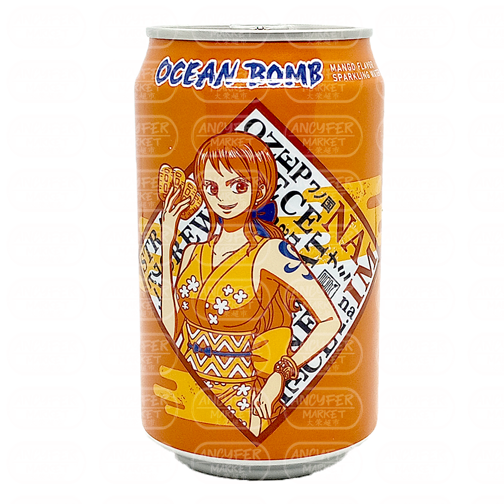 One Piece bebida gasificada sabor Mango 330ml
