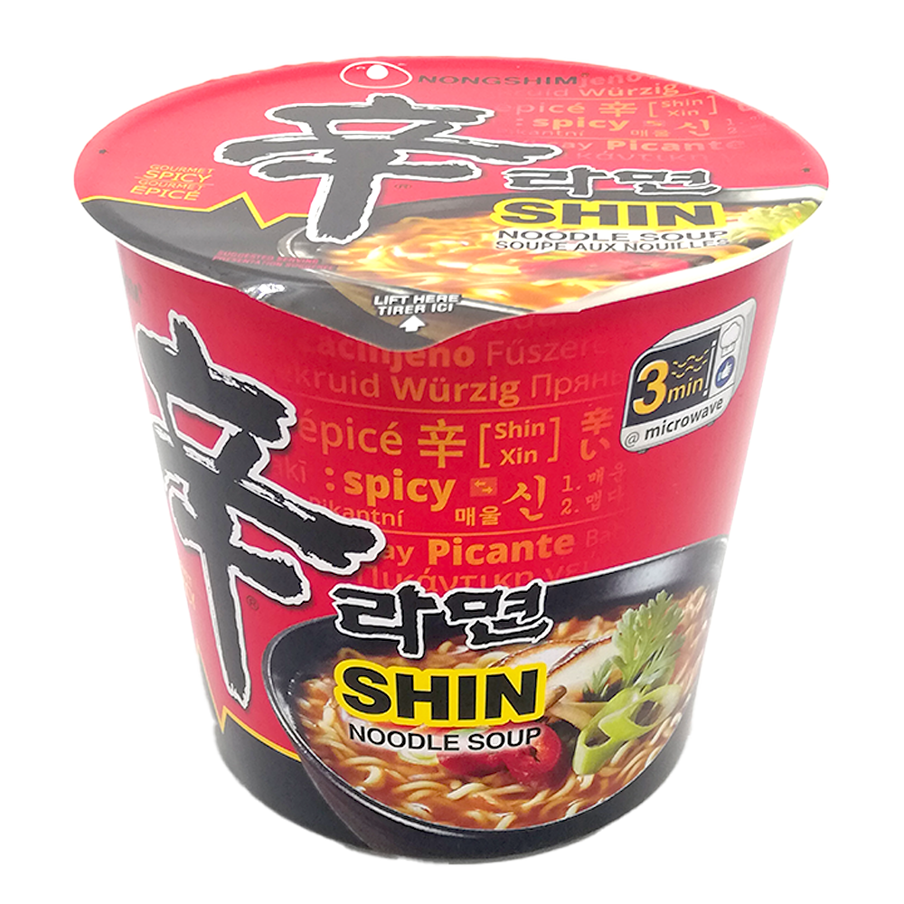 Ramen Instantáneo con Sabor a Hongo Picante - Shin Taza (75g)