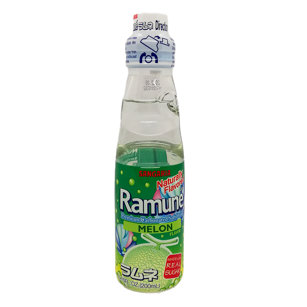 Bebida Premium de Ramune Sabor a Melon(200ml)